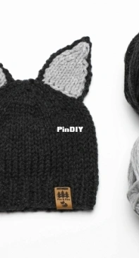 Fox & Pine Stitches-Cat Ears Animal Hat by Tara Marie-Free Version