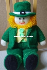 Knitting By Post  - Lanrey OShamrock Leprechaun