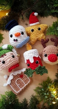 Mabe Berrios - Amigurumis San Vicente - Mabel Berríos Vergara - Amigurumi Christmas Pattern Set N ° 2 -2021  - Set de Patrones Navideños Amigurumi N° 2 -  2021 - Spanish