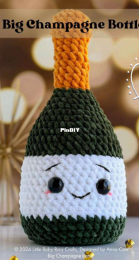 Little Baby Rory Crafts - Anna Cole - Big Champagne Bottle