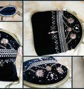 Bolso de terciopelo