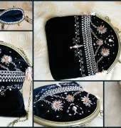 Bolso de terciopelo