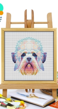 Awesome Pattern Studio - CS2296 - Mandala Dandie Dinmont Terrier XSD