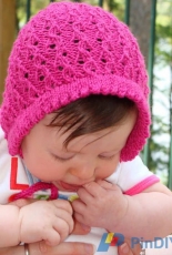 Lilacs Hat for Lila by knittedblissJC -Eng.,Italian-Free