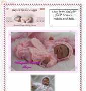 Babydoll Handknit Designs Lacy Pram Set