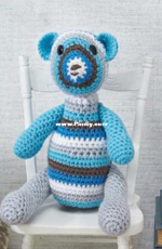 Willow Yarns - W00130 Striped Teddy - Free