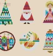 Satsuma Street - 2014 Christmas Ornaments (Set of 6)
