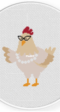Daily Cross Stitch - Mrs. Hen