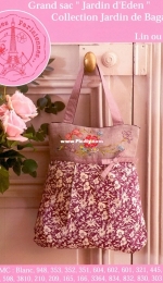 Les Brodeuses Parisiennes LBP - Grand sac Jardin dEden XSD+PCS