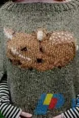 Fawn Poncho - Stephanie Dosen - Tiny Owl Knits