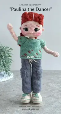 Crochet Friends Toys - Favorite Toys by Elena - Elena Bondarenko - Paulina the Dancer