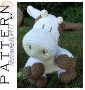 Fiber Doodles - K4TT - Pillow Pal Cow