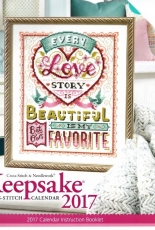 Cross Stitch and Needlework Keepsake Calendar 2017