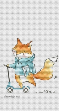 Be calm and study on (fox)  Svetlana Nemiritskaya