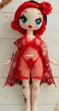 Amigurumilhan - Pin Up Doll - Free