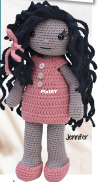 Go Handmade - Cosy Dolls - Jennifer - Free