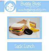Felt Food Bugga Bugs Sack Lunch