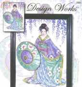 Design Works 2551 Garden Geisha by Joan Elliott xsd