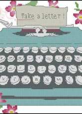 Take A Letter by Lucie Heaton from Cross Stitcher 290 XSD