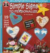 Suzanne McNeill Design Originals 1112 Simple Signs