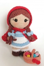 Crochelandia - Rose Nogueira - Little Red Riding Hood - Portuguese