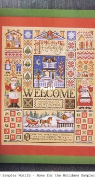 Home For The Holidays Sampler by Sandy Orton for Kooler Design Studio