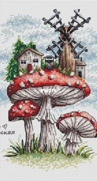 Magic Fly Agarics by Anastasia Zhigulskaya