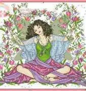 Sweet Pea Fairy by Joan Elliott from Cross Stitch Collection 212