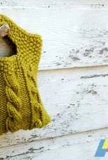 Cabled Bobble Clutch (knit version) by Kalurah Hudson