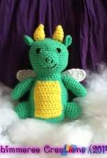 Shimmeree Creations - Jenn Mulherin -  Amigurumi Dragon - Free