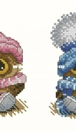 M.P. Studio / М.П. Студия M-289 - Knitted Miracle Girl and Boy XSD