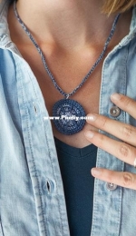 Knitpicks - Kristen Stoltzfus - 55706 - Candy Wheel Necklace - Free
