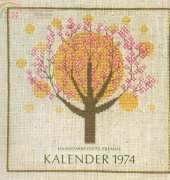 Haandarbejdets Fremme Calendar / Kalender 1974