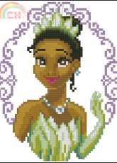 Vervaco 19.102 Princess Tiana xsd + pcs