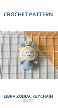 BiBiBonBon Craft - Do Phuong Dung - Libra zodiac keychain