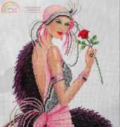 Lady with Rose 5-19March 2010