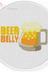 Daily Cross Stitch - Beer Belly