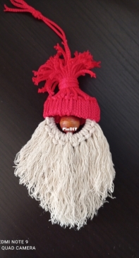 Christmas ornament makrame