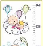 Cross Stitch Art BH-023-121 - Poya Height chart  PCS