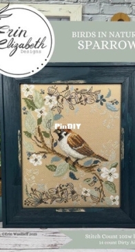Erin Elizabeth Designs - Birds on Nature - Sparrow