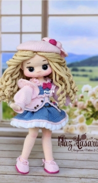 Naz Tasarım Amigurumi - Alin Doll - Turkish