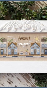 Country Cottage Needleworks - August Mini Village PCS