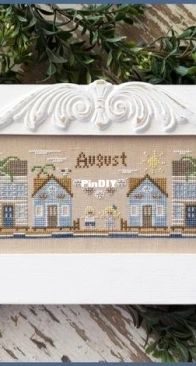 Country Cottage Needleworks - August Mini Village PCS
