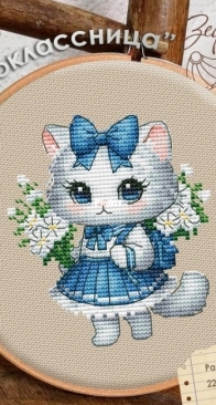 Marshmallow Witch - First Grader Kitty by Asya Pristavova-Sarvilova