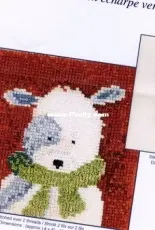 DMC XC0962 - Dog With a Green Scarf
