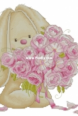 Bunny Mee Bouquet of Roses by Jane Eyre - Minasyan Yana
