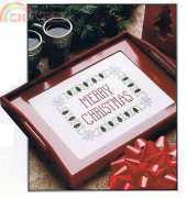 The Needlecraft Shop - Merry Christmas Tray by Jaquelyn Fox