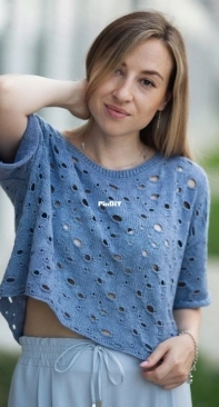 Bubbles top - Evgeniya Telegina - Listvennica - Russian