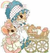 Doll Carriage from The Merry Mouse Book of Toys MM4 (pat)