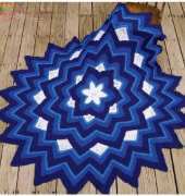 Annies 87A50 Six Pointed Star Afghan by Sandra Jean Smith